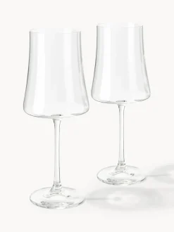 Copas de vino blanco de cristal Gwenda, 6 uds.