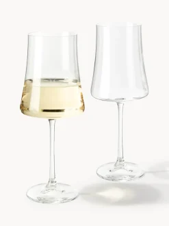 Copas de vino blanco de cristal Gwenda, 6 uds.