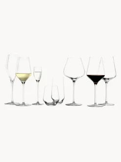 Copas de vino blanco de cristal Quatrophil, 6 uds.