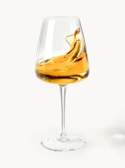 Copas de vino blanco sopladas Ellery, 4 uds.