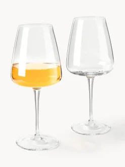 Copas de vino blanco sopladas Ellery, 4 uds.