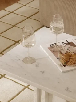 Copas de vino blanco sopladas Ellery, 4 uds.