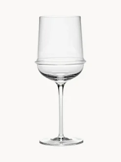 Copas de vino blanco sopladas Dune, 4 uds.