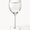 Copas de vino de cristal con decoración dorada Dvorak, 6 uds.