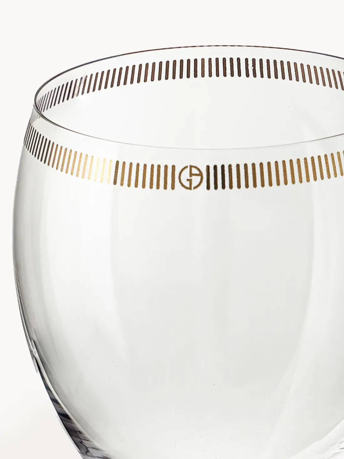 Copas de vino de cristal con decoración dorada Dvorak, 6 uds.