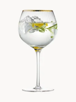 Copas de vino sopladas con relieve en forma esférica Palermo, 4 uds.