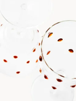 Copas de vino sopladas de vidrio borosilicato Nob, 2 uds.