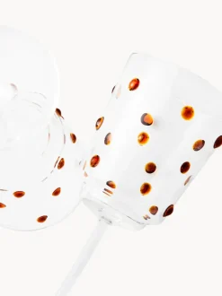 Copas de vino sopladas de vidrio borosilicato Nob, 2 uds.
