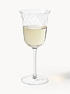 Copas de vino sopladas Swirl, 4 uds.