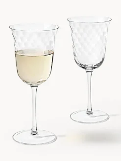 Copas de vino sopladas Swirl, 4 uds.