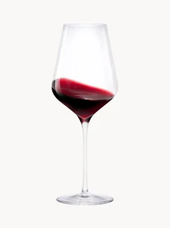Copas de vino tinto de cristal Quatrophil, 6 uds.