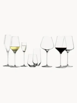 Copas de vino tinto de cristal Quatrophil, 6 uds.