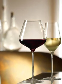 Copas de vino tinto de cristal Quatrophil, 6 uds.