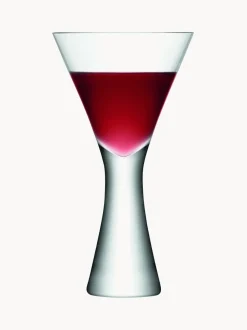 Copas de vino tinto sopladas artesanalmente Moya, 2 uds.
