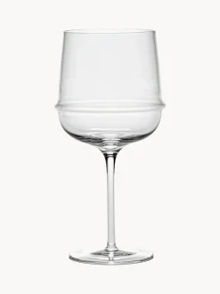 Copas de vino tinto sopladas Dune, 4 uds.