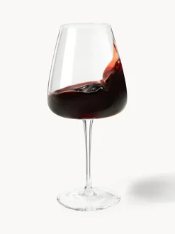 Copas de vino tinto sopladas Ellery, 4 uds.