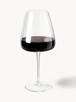 Copas de vino tinto sopladas Ellery, 4 uds.