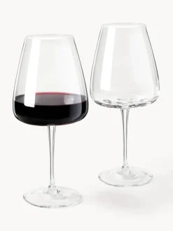 Copas de vino tinto sopladas Ellery, 4 uds.