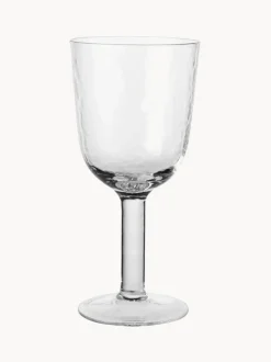 Copas de vino tinto sopladas Martillado, 4 uds.