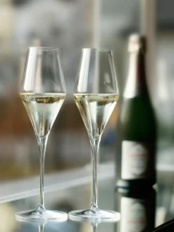 Copas flauta de champán de cristal Quatrophil, 6 uds.