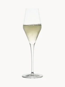 Copas flauta de champán de cristal Quatrophil, 6 uds.