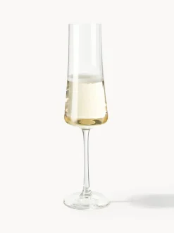 Copas flauta de champán de cristal Gwenda, 6 uds.