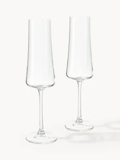 Copas flauta de champán de cristal Gwenda, 6 uds.