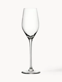 Copas flauta de champán de cristal Exquisit, 6 uds.