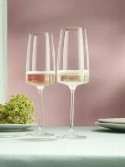 Copas flauta de champán de cristal Vivid Senses, 2 uds.