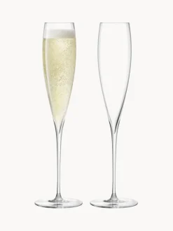 Copas flauta de champán sopladas Savoy, 2 uds.