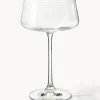 Copas pompadour de champán de cristal Gwenda, 6 uds.