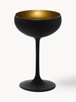 Copas pompadour de champán de cristal Elements, 6 uds.