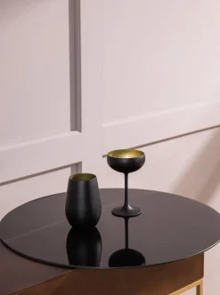 Copas pompadour de champán de cristal Elements, 6 uds.