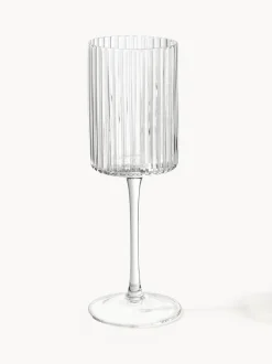 Copos de vino soplados Aleo, 4 uds.
