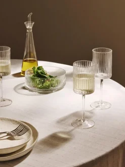 Copos de vino soplados Aleo, 4 uds.