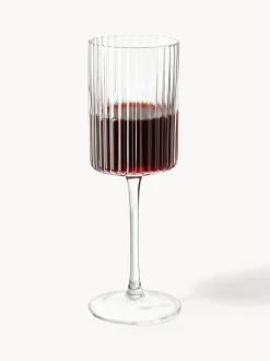 Copos de vino soplados Aleo, 4 uds.