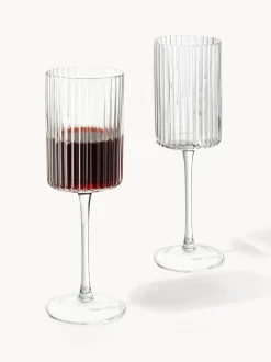 Copos de vino soplados Aleo, 4 uds.