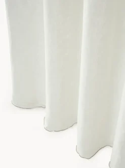 Cortinas de lino semitransparentes con dobladillo Eleonara, 2 uds.