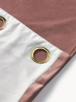 Cortinas de terciopelo oscuras con ojales Rush, 2 uds.