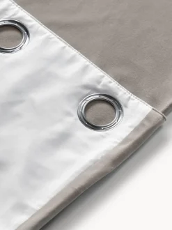 Cortinas de terciopelo oscuras con ojales Rush, 2 uds.