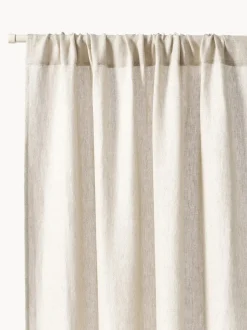 Cortina semitransparente con dobladillo Harmony, 2 uds.