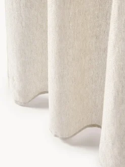 Cortina semitransparente con dobladillo Harmony, 2 uds.