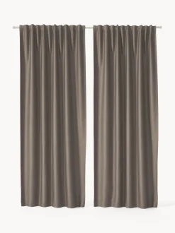 Cortinas opacas con multibanda Asher, 2 uds.