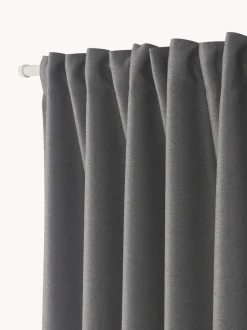 Cortinas opacas con multibanda Asher, 2 uds.