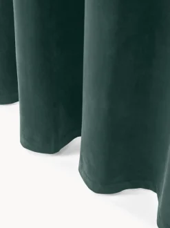 Cortinas oscurecedoras de terciopelo con ojales Rush, 2 uds.