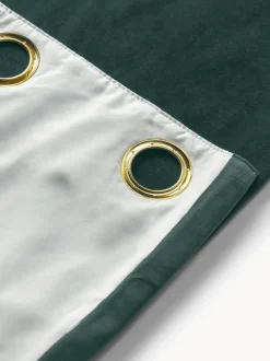 Cortinas oscurecedoras de terciopelo con ojales Rush, 2 uds.