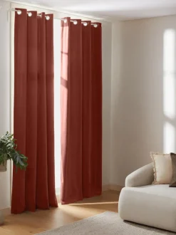 Cortinas oscurecedoras de terciopelo con ojales Rush, 2 uds.