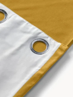 Cortinas oscurecedoras de terciopelo con ojales Rush, 2 uds.