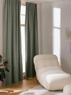 Cortinas semiopacas con multibanda Jensen, 2 uds.