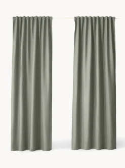 Cortinas semiopacas con multibanda Jensen, 2 uds.